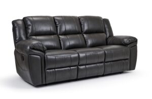 Jodie Leather Air 3 Seater Recliner Sofa